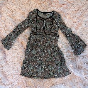 AE Floral, 70’s Style Flowy Dress.
